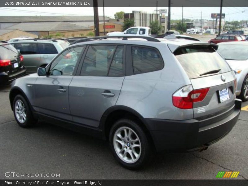Silver Gray Metallic / Black 2005 BMW X3 2.5i