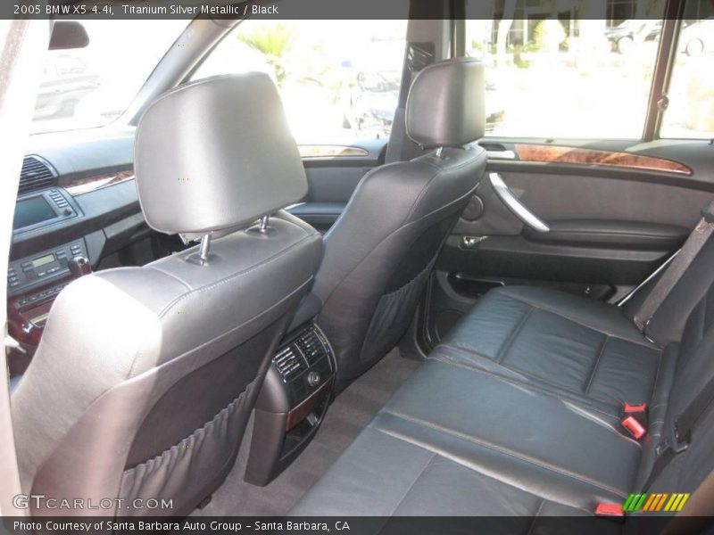 Titanium Silver Metallic / Black 2005 BMW X5 4.4i