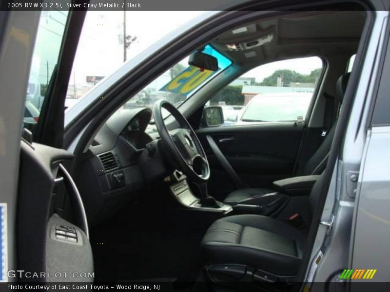 Silver Gray Metallic / Black 2005 BMW X3 2.5i