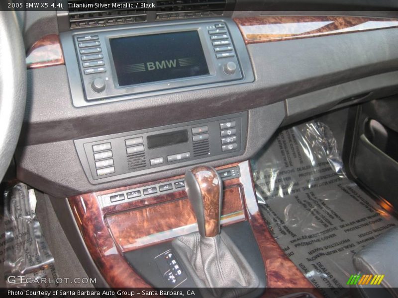 Titanium Silver Metallic / Black 2005 BMW X5 4.4i