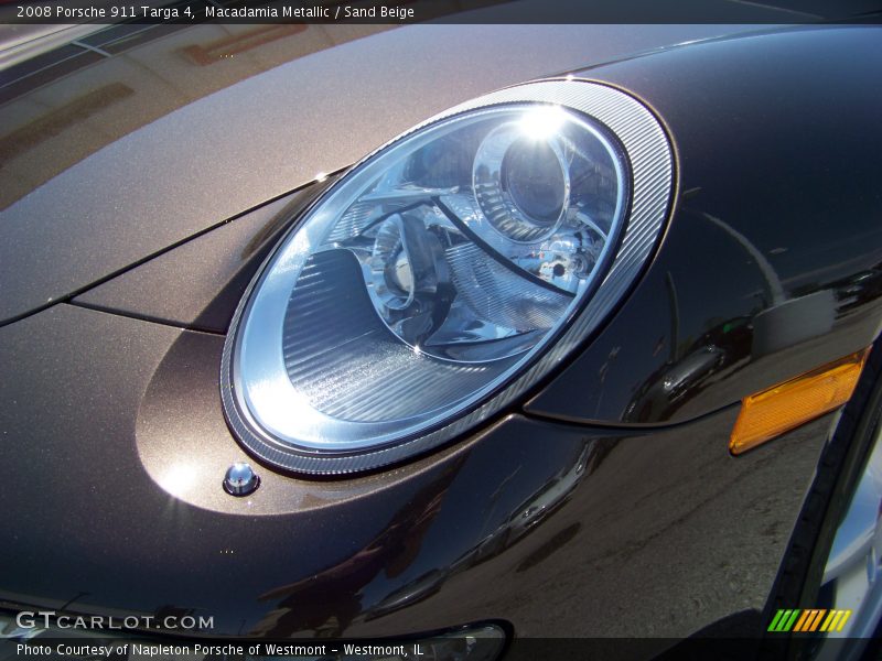 Macadamia Metallic / Sand Beige 2008 Porsche 911 Targa 4