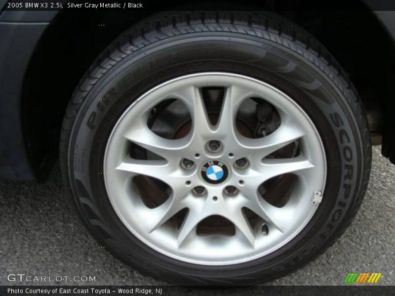 Silver Gray Metallic / Black 2005 BMW X3 2.5i