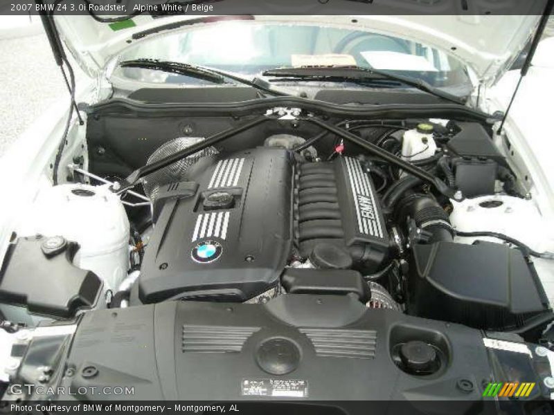 Alpine White / Beige 2007 BMW Z4 3.0i Roadster