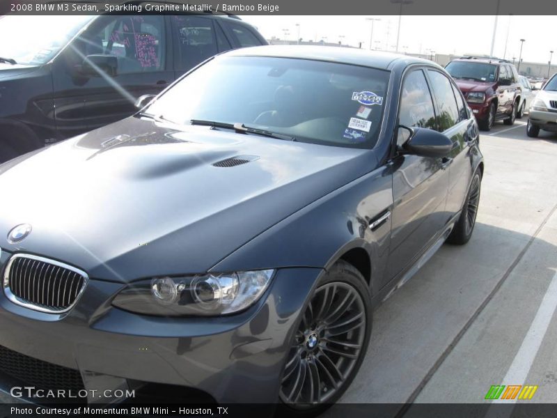 Sparkling Graphite Metallic / Bamboo Beige 2008 BMW M3 Sedan