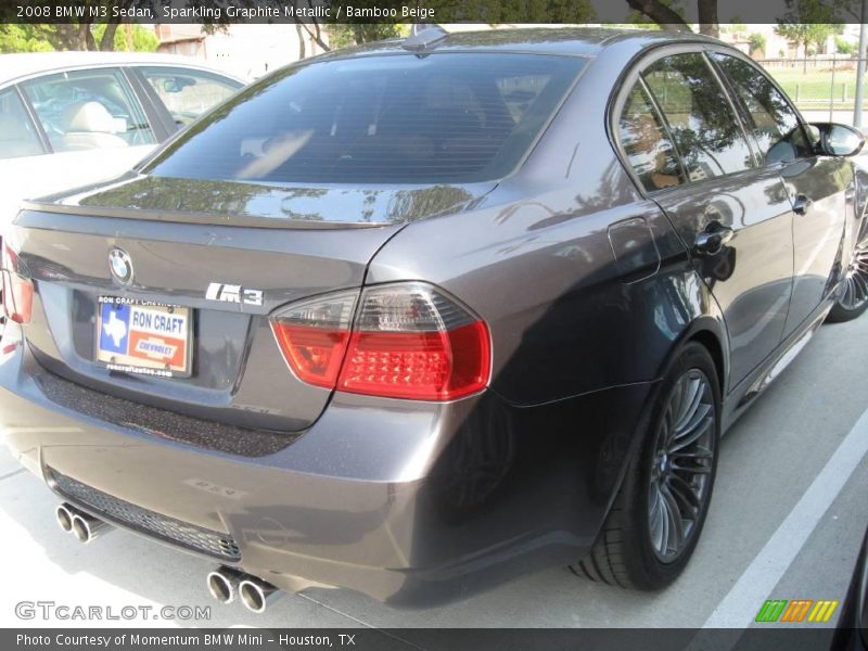 Sparkling Graphite Metallic / Bamboo Beige 2008 BMW M3 Sedan
