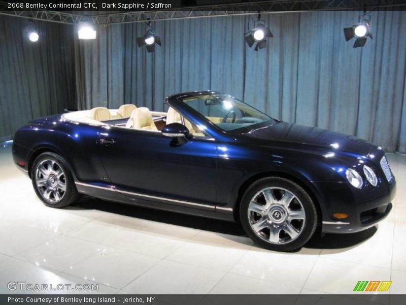 Dark Sapphire / Saffron 2008 Bentley Continental GTC
