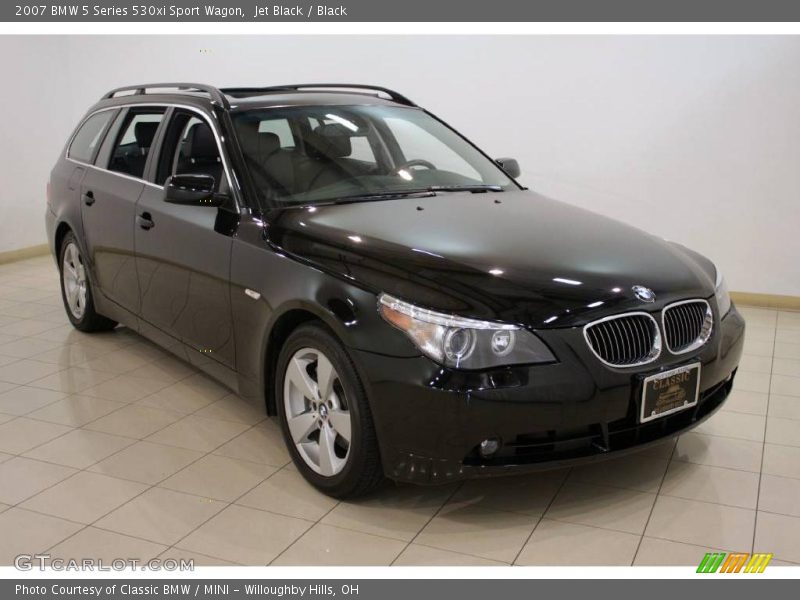 Jet Black / Black 2007 BMW 5 Series 530xi Sport Wagon