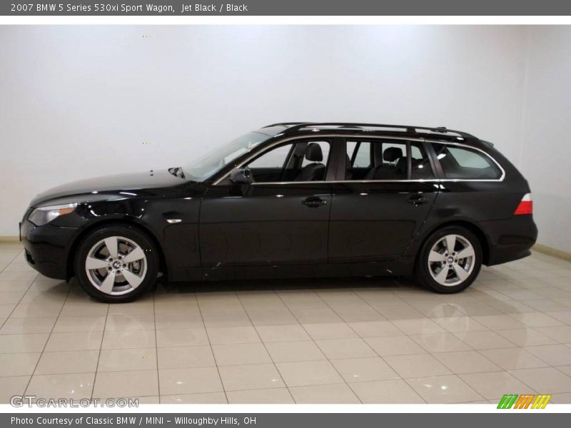 Jet Black / Black 2007 BMW 5 Series 530xi Sport Wagon