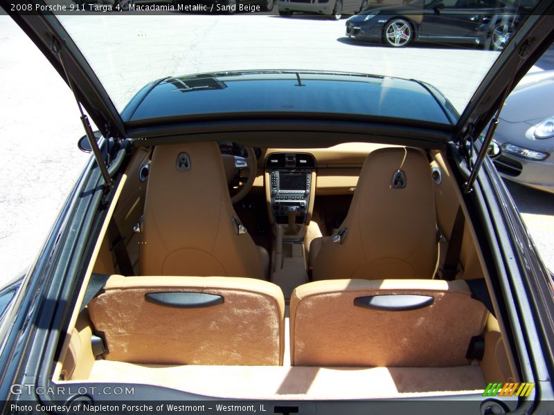 Macadamia Metallic / Sand Beige 2008 Porsche 911 Targa 4