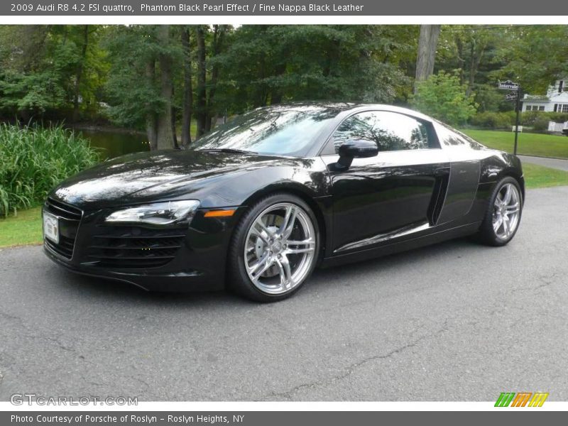 Phantom Black Pearl Effect / Fine Nappa Black Leather 2009 Audi R8 4.2 FSI quattro
