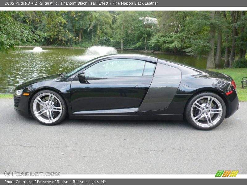 Phantom Black Pearl Effect / Fine Nappa Black Leather 2009 Audi R8 4.2 FSI quattro