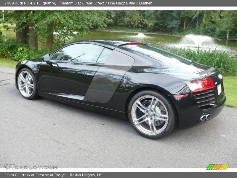 Phantom Black Pearl Effect / Fine Nappa Black Leather 2009 Audi R8 4.2 FSI quattro