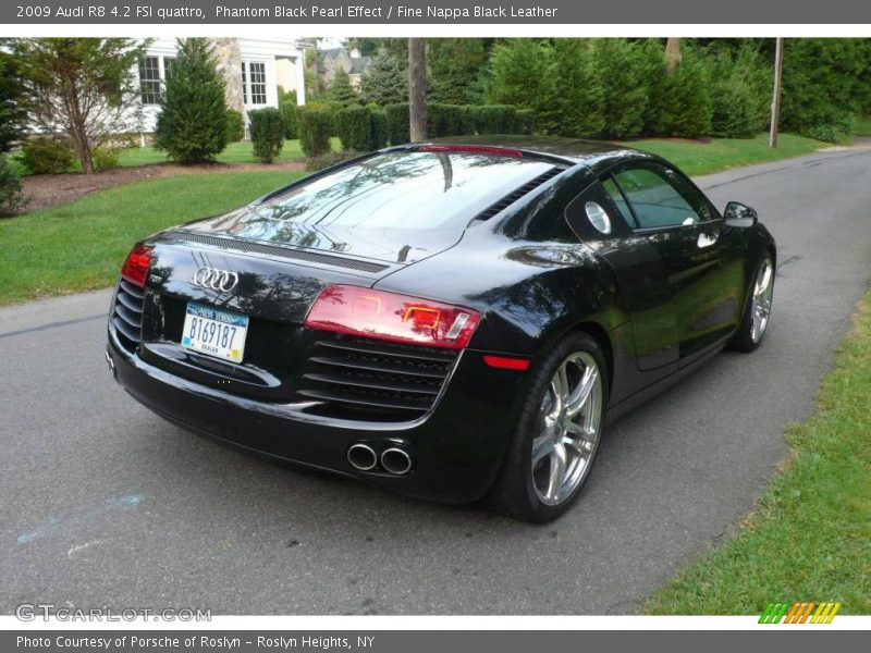 Phantom Black Pearl Effect / Fine Nappa Black Leather 2009 Audi R8 4.2 FSI quattro