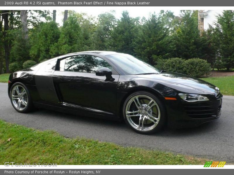 Phantom Black Pearl Effect / Fine Nappa Black Leather 2009 Audi R8 4.2 FSI quattro