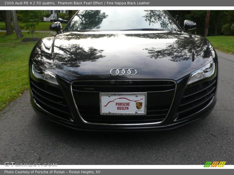 Phantom Black Pearl Effect / Fine Nappa Black Leather 2009 Audi R8 4.2 FSI quattro