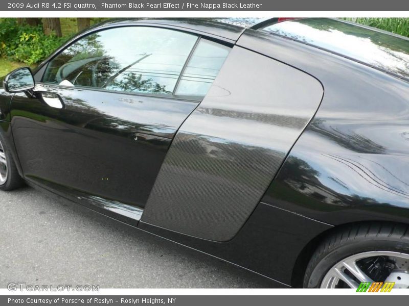 Phantom Black Pearl Effect / Fine Nappa Black Leather 2009 Audi R8 4.2 FSI quattro