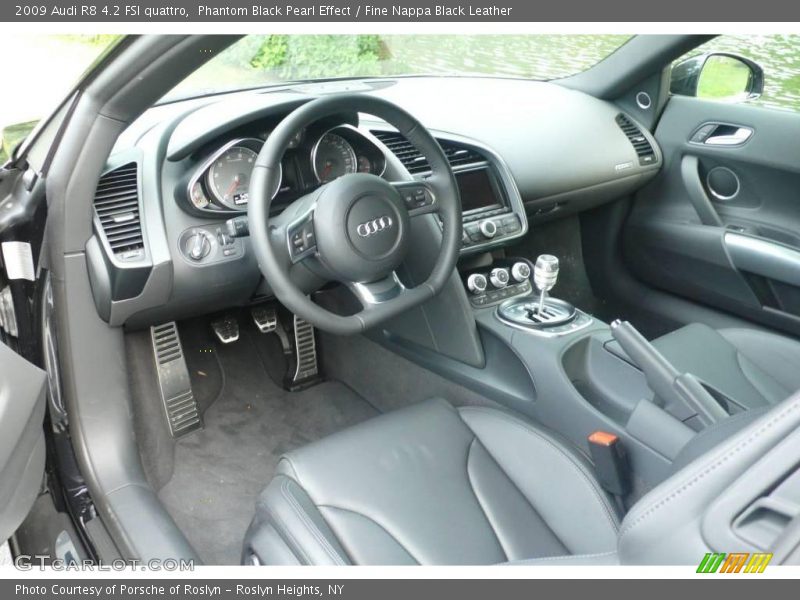 Phantom Black Pearl Effect / Fine Nappa Black Leather 2009 Audi R8 4.2 FSI quattro