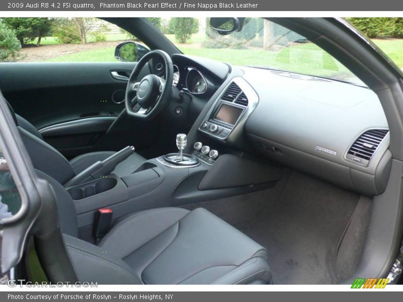 Phantom Black Pearl Effect / Fine Nappa Black Leather 2009 Audi R8 4.2 FSI quattro