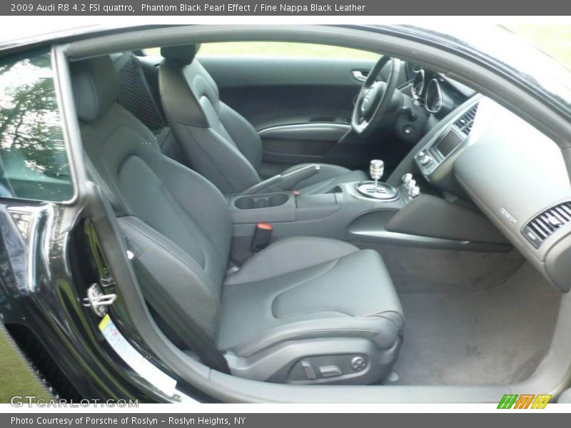 Phantom Black Pearl Effect / Fine Nappa Black Leather 2009 Audi R8 4.2 FSI quattro