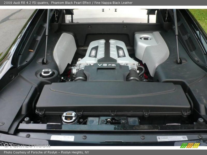 Phantom Black Pearl Effect / Fine Nappa Black Leather 2009 Audi R8 4.2 FSI quattro