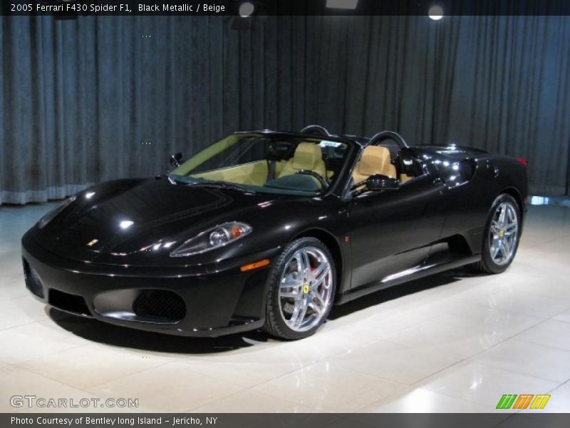 Black Metallic / Beige 2005 Ferrari F430 Spider F1