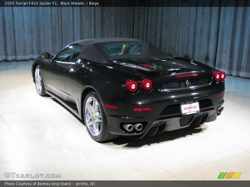 Black Metallic / Beige 2005 Ferrari F430 Spider F1