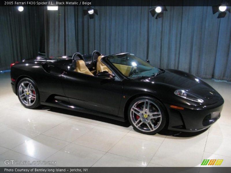 Black Metallic / Beige 2005 Ferrari F430 Spider F1