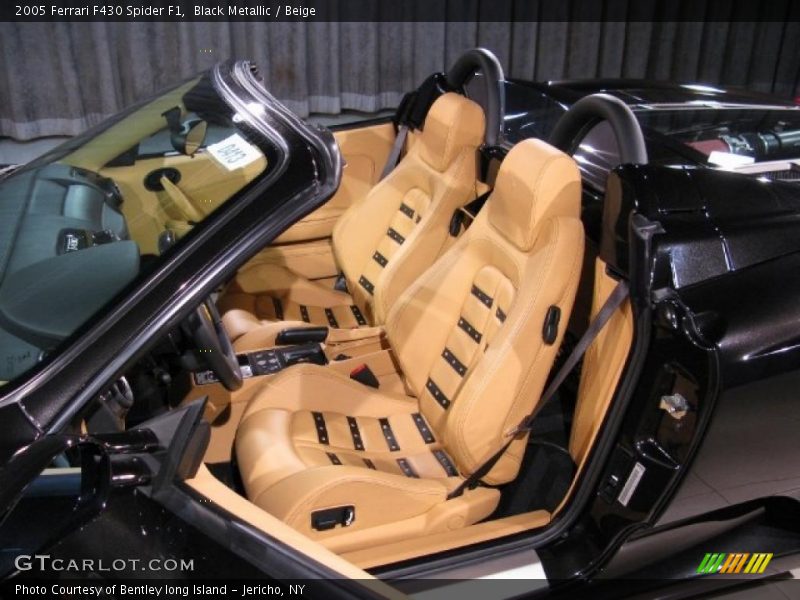 Black Metallic / Beige 2005 Ferrari F430 Spider F1