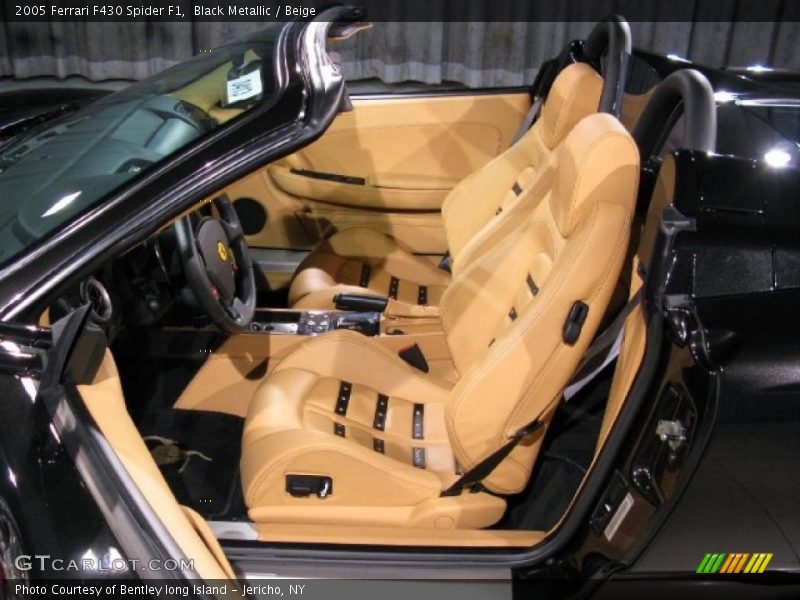 Black Metallic / Beige 2005 Ferrari F430 Spider F1