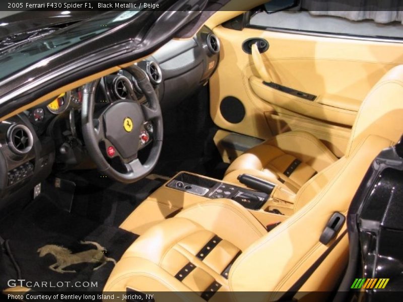 Black Metallic / Beige 2005 Ferrari F430 Spider F1