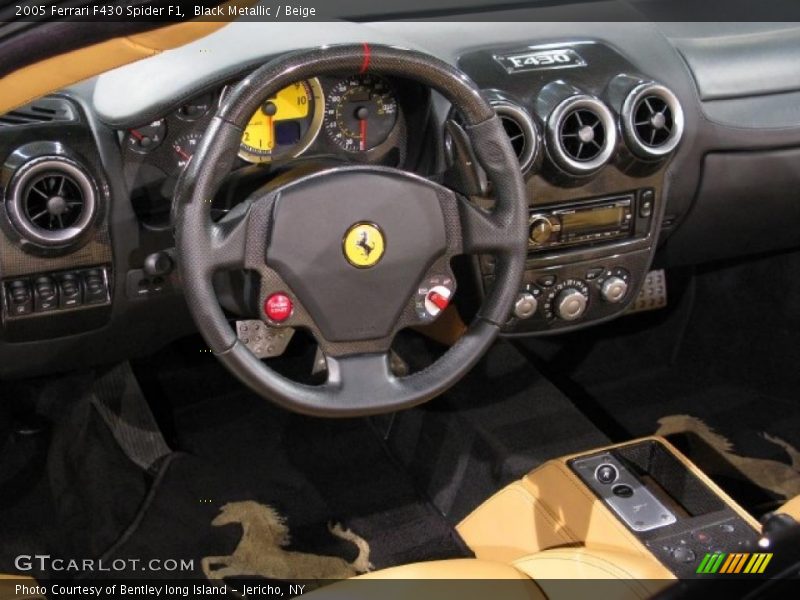 Black Metallic / Beige 2005 Ferrari F430 Spider F1