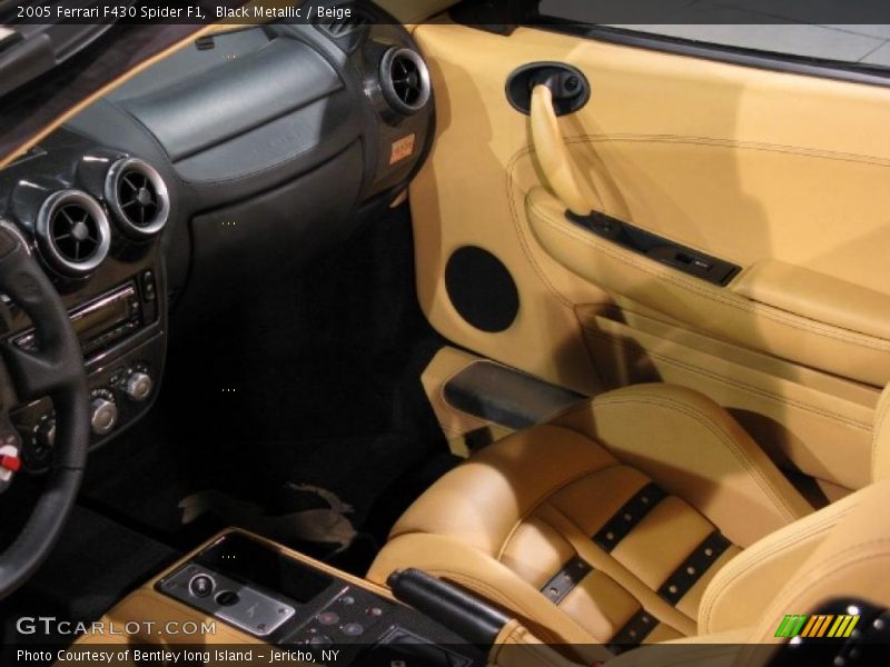 Black Metallic / Beige 2005 Ferrari F430 Spider F1