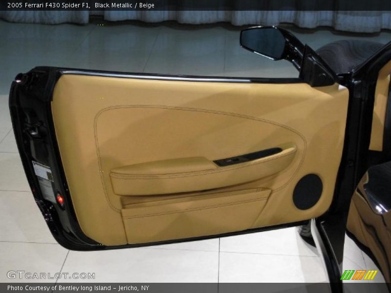 Black Metallic / Beige 2005 Ferrari F430 Spider F1