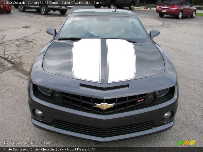 Cyber Gray Metallic / Black 2010 Chevrolet Camaro SS/RS Coupe