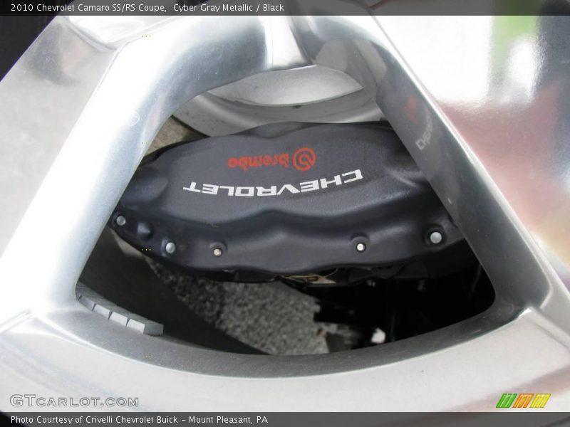 Cyber Gray Metallic / Black 2010 Chevrolet Camaro SS/RS Coupe