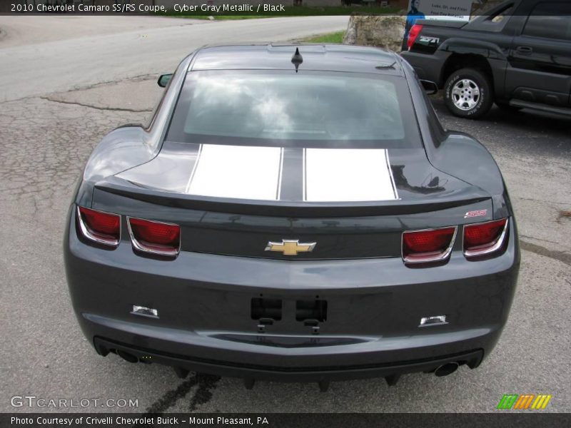 Cyber Gray Metallic / Black 2010 Chevrolet Camaro SS/RS Coupe