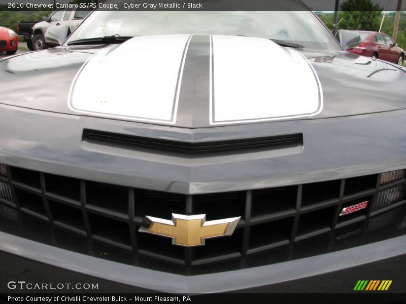 Cyber Gray Metallic / Black 2010 Chevrolet Camaro SS/RS Coupe