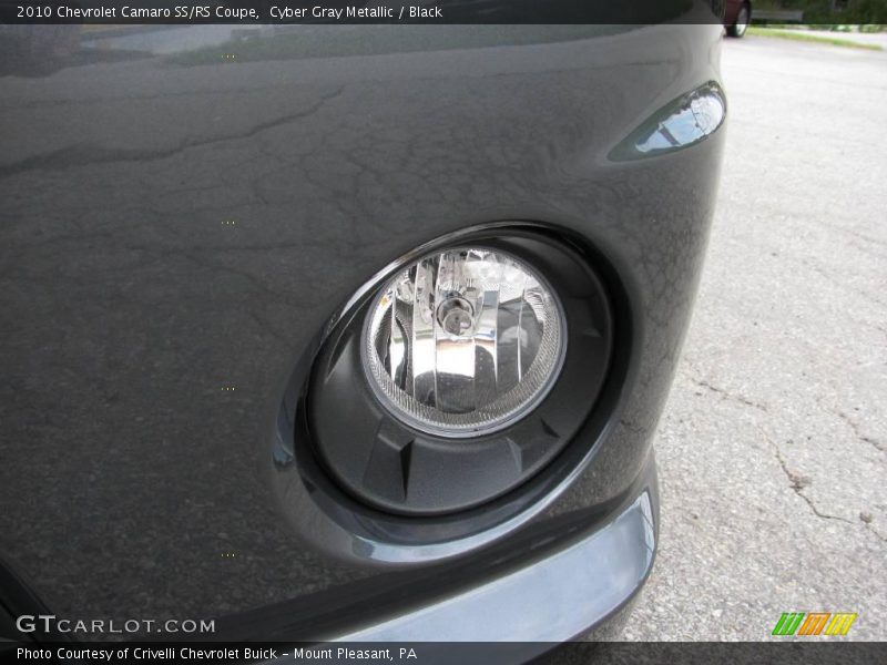 Cyber Gray Metallic / Black 2010 Chevrolet Camaro SS/RS Coupe