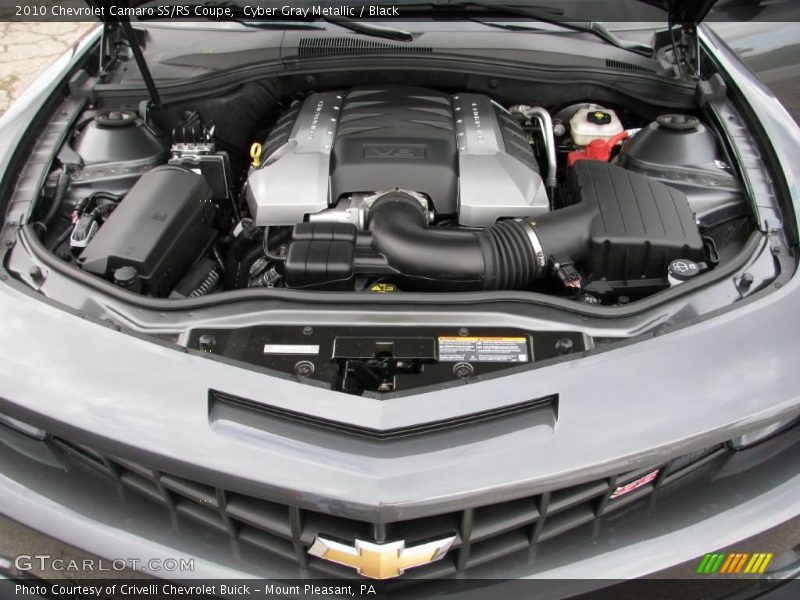 Cyber Gray Metallic / Black 2010 Chevrolet Camaro SS/RS Coupe