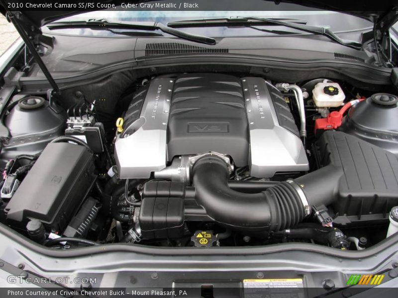 Cyber Gray Metallic / Black 2010 Chevrolet Camaro SS/RS Coupe