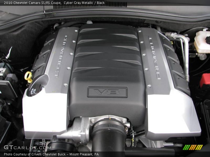 Cyber Gray Metallic / Black 2010 Chevrolet Camaro SS/RS Coupe