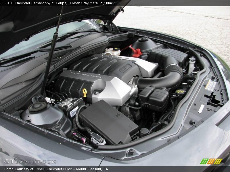 Cyber Gray Metallic / Black 2010 Chevrolet Camaro SS/RS Coupe