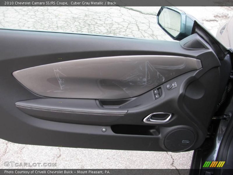Cyber Gray Metallic / Black 2010 Chevrolet Camaro SS/RS Coupe