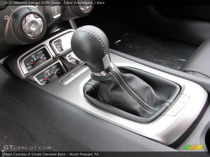 Cyber Gray Metallic / Black 2010 Chevrolet Camaro SS/RS Coupe