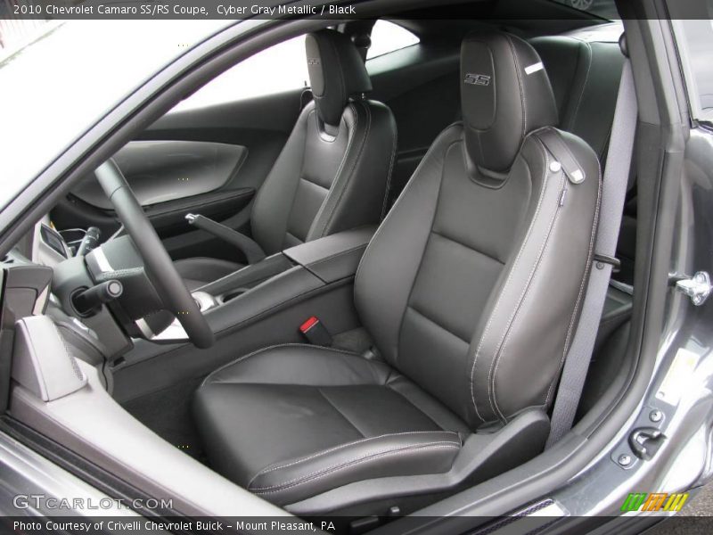 Cyber Gray Metallic / Black 2010 Chevrolet Camaro SS/RS Coupe