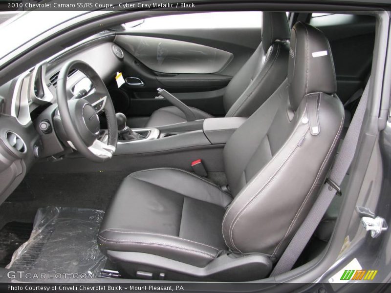 Cyber Gray Metallic / Black 2010 Chevrolet Camaro SS/RS Coupe
