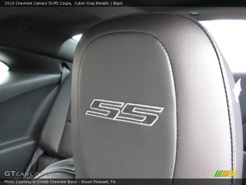 Cyber Gray Metallic / Black 2010 Chevrolet Camaro SS/RS Coupe