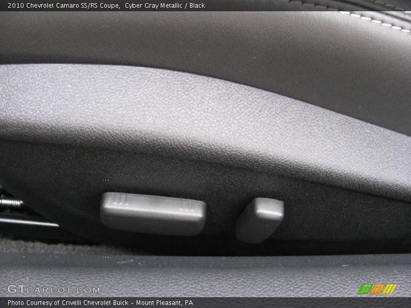 Cyber Gray Metallic / Black 2010 Chevrolet Camaro SS/RS Coupe