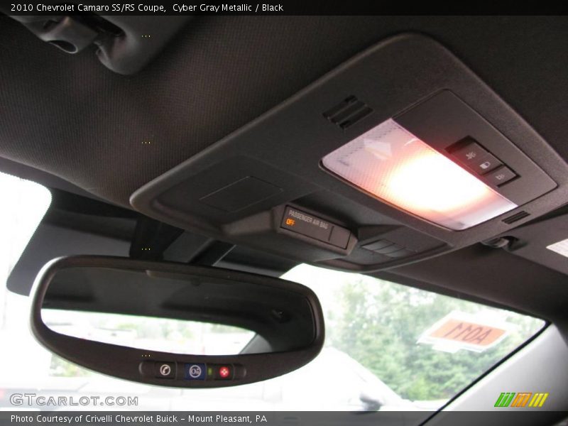 Cyber Gray Metallic / Black 2010 Chevrolet Camaro SS/RS Coupe