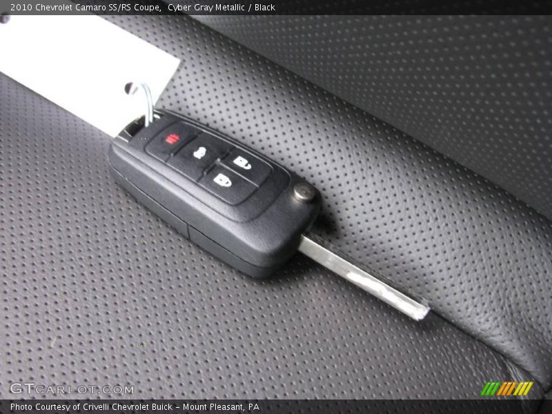 Cyber Gray Metallic / Black 2010 Chevrolet Camaro SS/RS Coupe